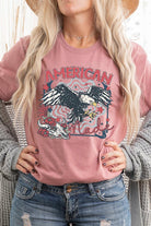 American Made Eagle Graphic T Shirt - RARA Boutique 