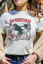 American Made Eagle Graphic T Shirt - RARA Boutique 