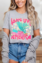 Long Live America Eagle Graphic T Shirt - RARA Boutique 