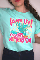 Long Live America Eagle Graphic T Shirt - RARA Boutique 