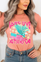 Long Live America Eagle Graphic T Shirt - RARA Boutique 