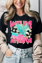 Long Live America Eagle Graphic T Shirt - RARA Boutique 