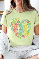 Beachy Keen Surf Board Graphic T Shirt - RARA Boutique 