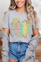 Beachy Keen Surf Board Graphic T Shirt - RARA Boutique 