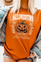 Halloweentown Pumpkin Graphic T Shirt - RARA Boutique 