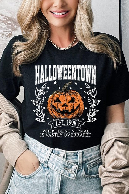 Halloweentown Pumpkin Graphic T Shirt - RARA Boutique 