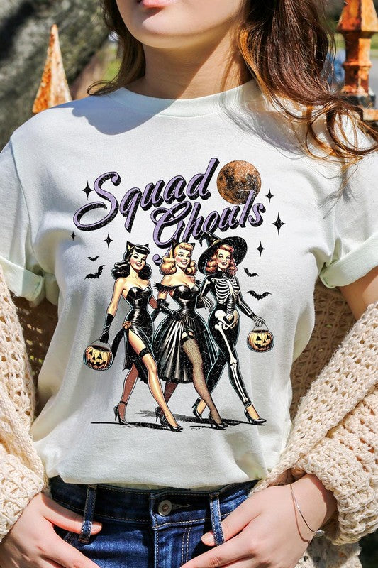 Halloween Squad Ghouls Graphic T Shirt - RARA Boutique 