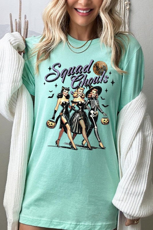 Halloween Squad Ghouls Graphic T Shirt - RARA Boutique 