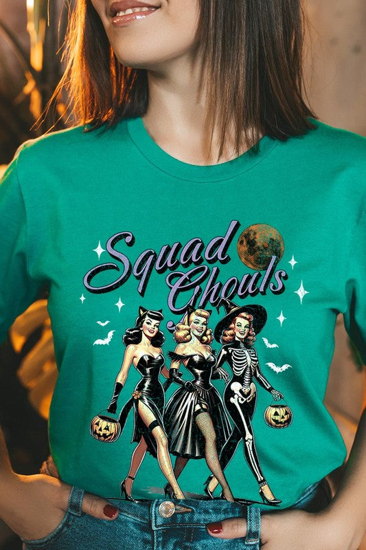 Halloween Squad Ghouls Graphic T Shirt - RARA Boutique 