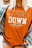 Football Touchdown Season Graphic T Shirt - RARA Boutique 