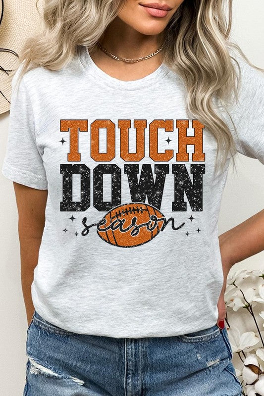 Football Touchdown Season Graphic T Shirt - RARA Boutique 