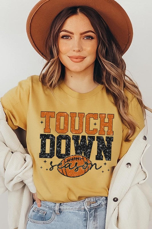 Football Touchdown Season Graphic T Shirt - RARA Boutique 