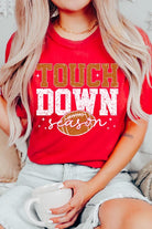 Football Touchdown Season Graphic T Shirt - RARA Boutique 