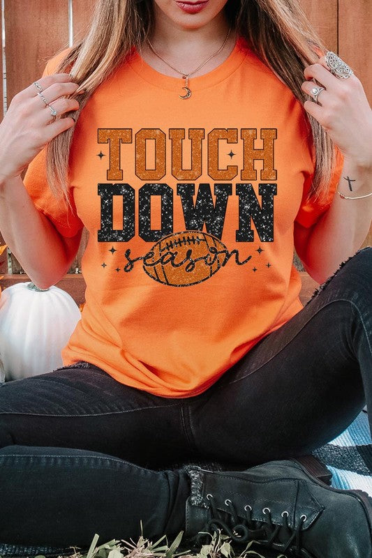 Football Touchdown Season Graphic T Shirt - RARA Boutique 