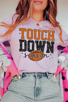 Football Touchdown Season Graphic T Shirt - RARA Boutique 