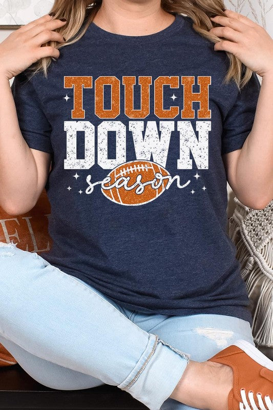 Football Touchdown Season Graphic T Shirt - RARA Boutique 