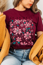 It Is Well With My Soul Flower Graphic Tee - RARA Boutique 