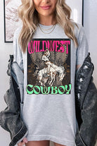 Wild West Cowboy Graphic Tee - RARA Boutique 