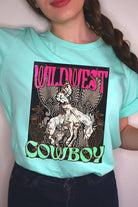 Wild West Cowboy Graphic Tee - RARA Boutique 