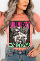 Wild West Cowboy Graphic Tee - RARA Boutique 