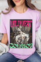 Wild West Cowboy Graphic Tee - RARA Boutique 