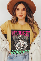 Wild West Cowboy Graphic Tee - RARA Boutique 