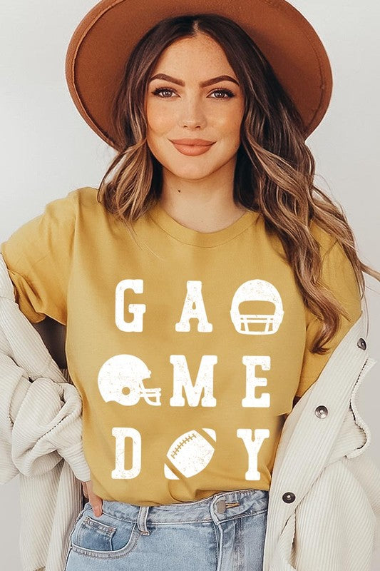 Gameday Football Graphic Tee - RARA Boutique 