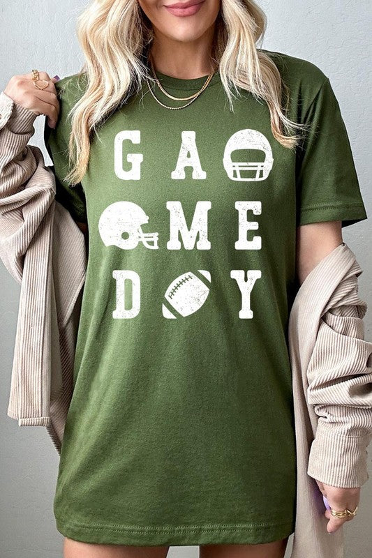 Gameday Football Graphic Tee - RARA Boutique 