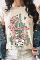 Nashville Music City Graphic Tee - RARA Boutique 