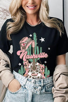 Nashville Music City Graphic Tee - RARA Boutique 