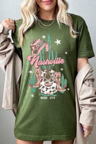 Nashville Music City Graphic Tee - RARA Boutique 