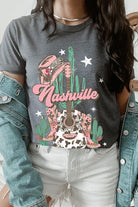 Nashville Music City Graphic Tee - RARA Boutique 