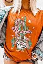 Nashville Music City Graphic Tee - RARA Boutique 