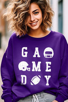 Gameday Football Graphic Fleece Sweatshirt - RARA Boutique 