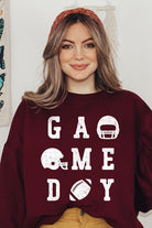 Gameday Football Graphic Fleece Sweatshirt - RARA Boutique 