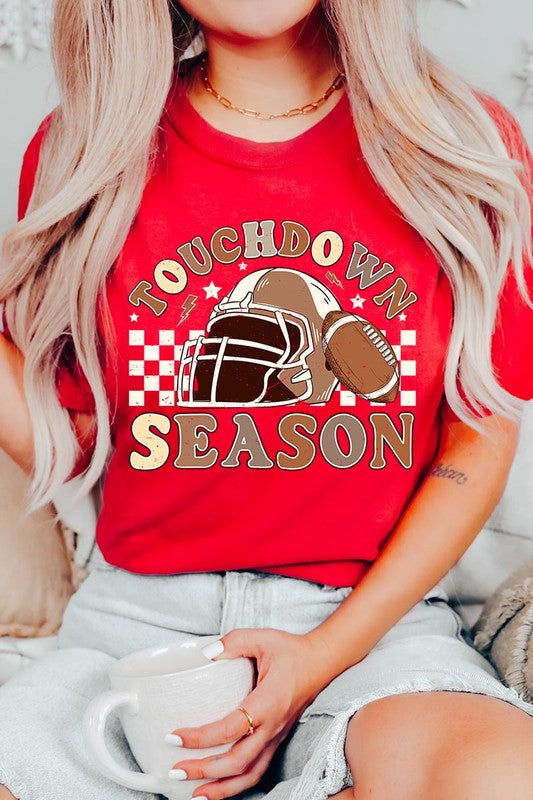 Vintage Touchdown Season Graphic Tee - RARA Boutique 