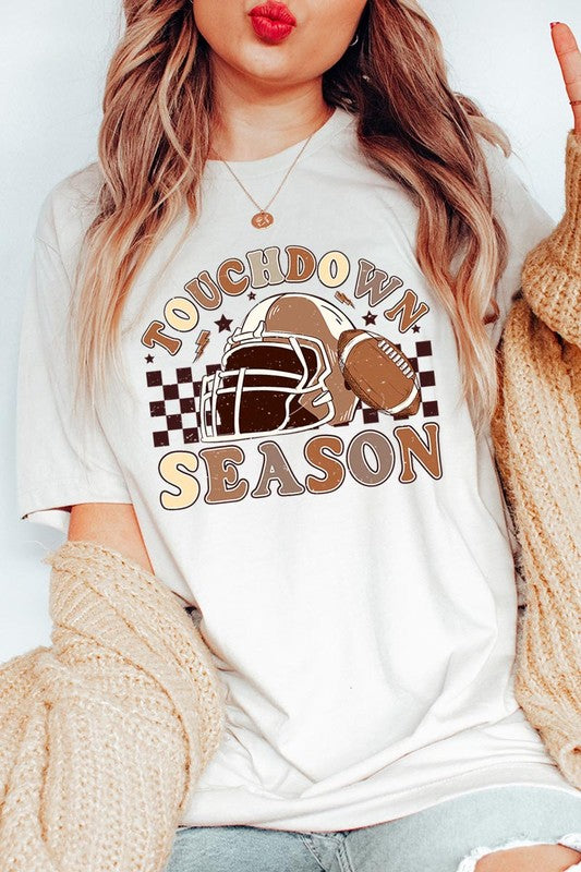 Vintage Touchdown Season Graphic Tee - RARA Boutique 