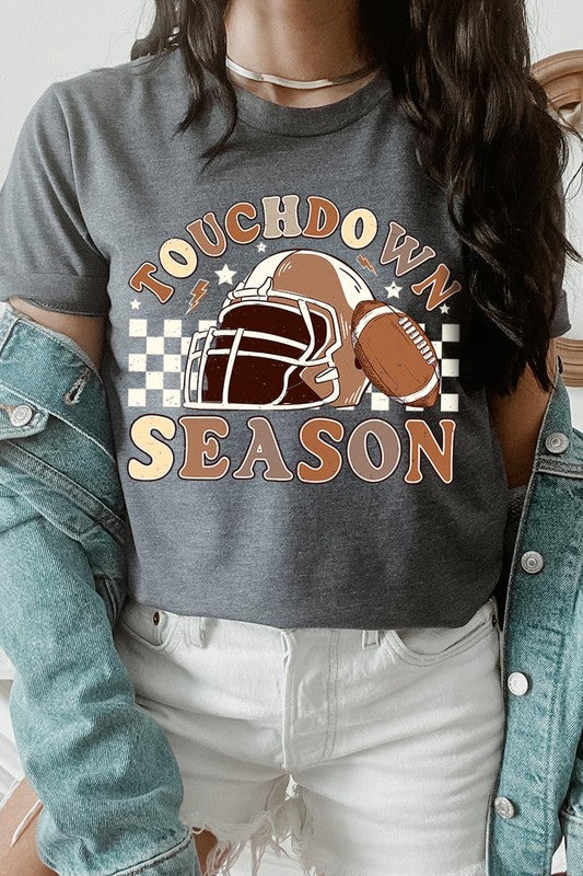 Vintage Touchdown Season Graphic Tee - RARA Boutique 