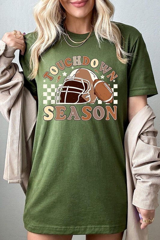 Vintage Touchdown Season Graphic Tee - RARA Boutique 