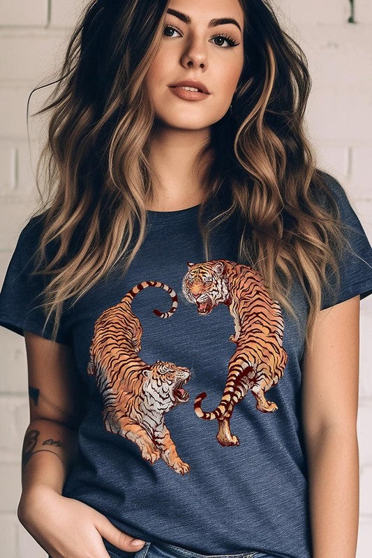 Tigers Graphic Tee - RARA Boutique 