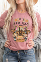 Hell I Had Some Help Western Graphic Tee - RARA Boutique 