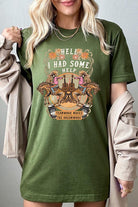 Hell I Had Some Help Western Graphic Tee - RARA Boutique 