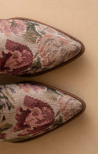Vintage Floral Jacquard Tapestry Western Boots - Oasis Society - RARA Boutique 