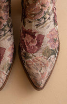 Vintage Floral Jacquard Tapestry Western Boots - Oasis Society - RARA Boutique 