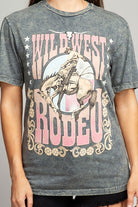 Wild West Rodeo Graphic Top - RARA Boutique 