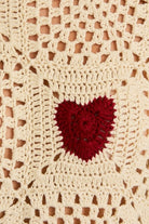 Crochet Heart Sweater Top - Le Lis - RARA Boutique 