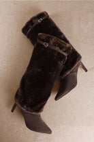 RARA Boutique fur boots, stylish warm footwear with plush fur lining and soft textured finish