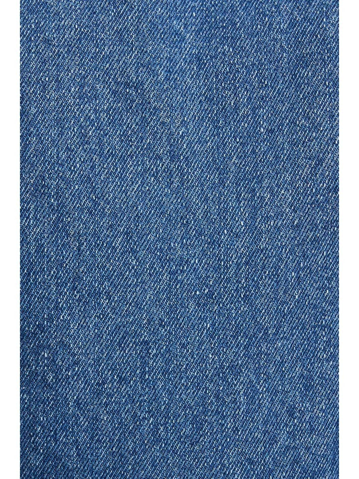 Peplum Top Denim Romper with Tie Back - Le Lis - RARA Boutique 