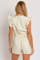 white romper - RARA Boutique 