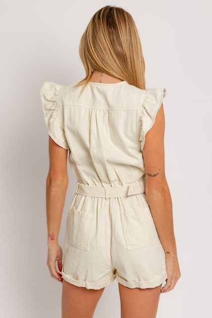 white romper - RARA Boutique 